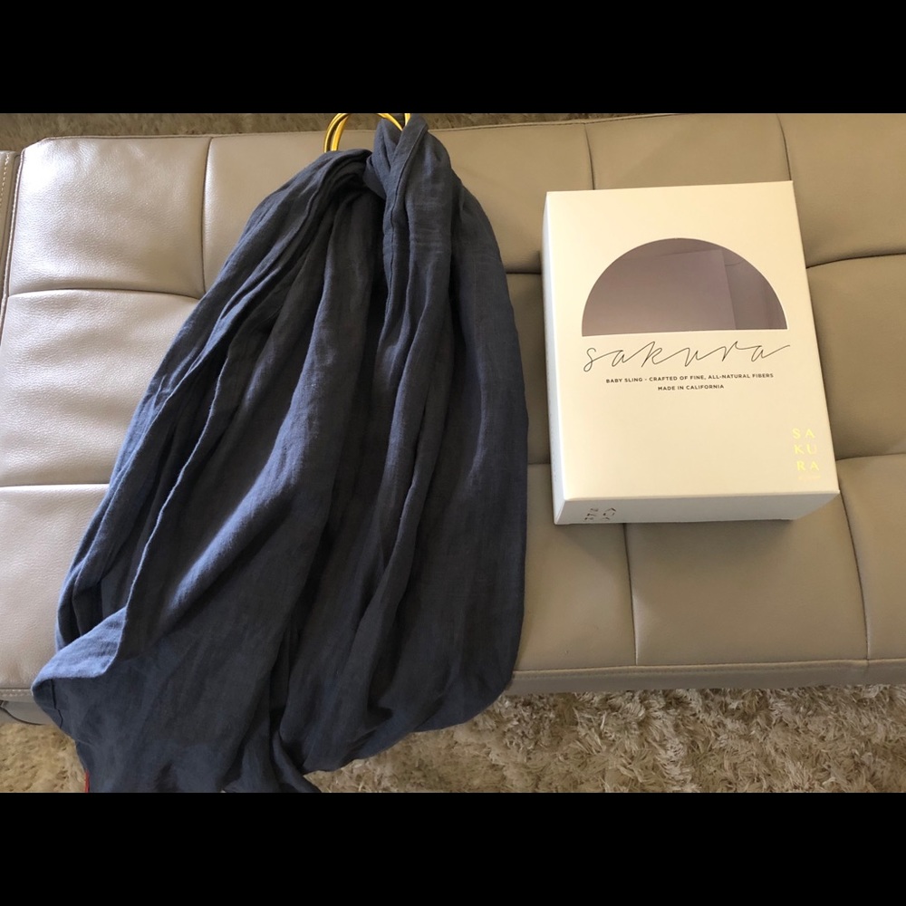 Sakura Linen Ring Sling